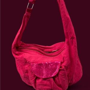 Candie's Vibrant Pink Shoulder Bag